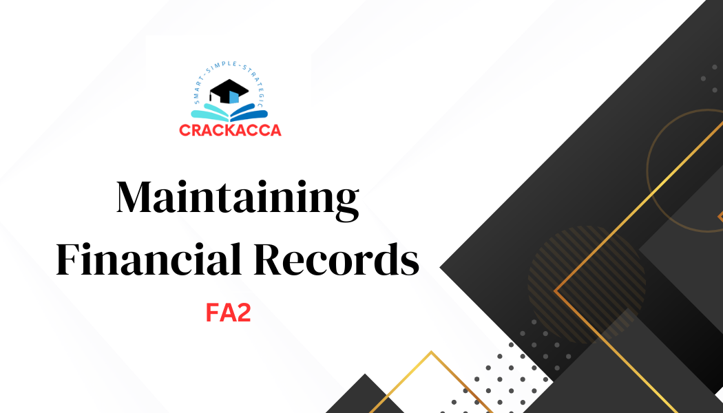 FA2 - Maintaining Financial Records